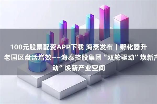 100元股票配资APP下载 海泰发布｜孵化器升级提质，老园区盘活增效——海泰控股集团“双轮驱动”焕新产业空间